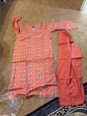 Bin saeed dress set 3 pc sz small